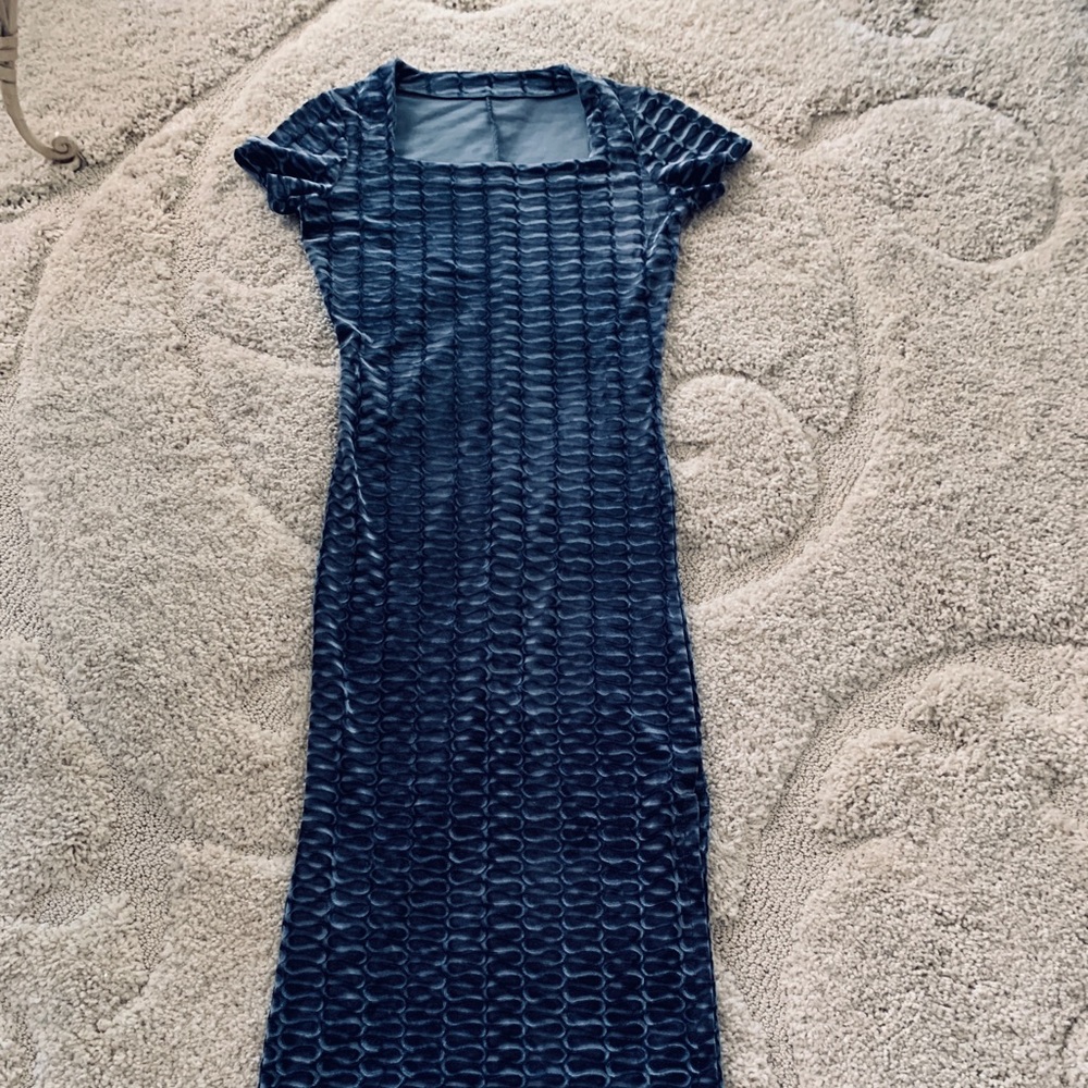 Beautiful 90s Stretch Velvet Maxi